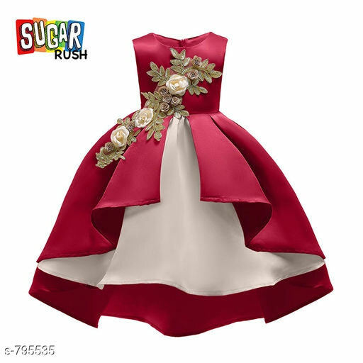 Stylo Kids Elegant Poly Cotton Girls Dresses