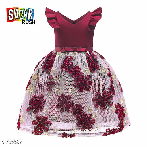 Stylo Kids Elegant Poly Cotton Girls Dresses