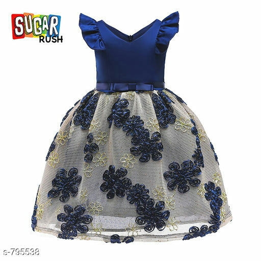 Stylo Kids Elegant Poly Cotton Girls Dresses