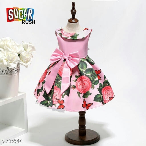 Stylo Kids Elegant Poly Cotton Girls Dresses