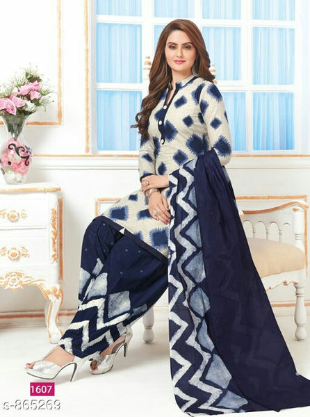 Jivika Designer Cotton Printed Salwar Suits 