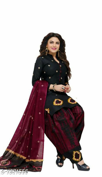 Jivika Designer Cotton Printed Salwar Suits 