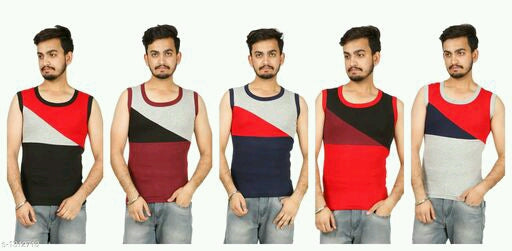 Men Stylish Cotton Vest Combo