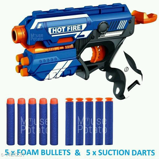 Kid's Unique Colorful Plastic Bullet Gun Toys