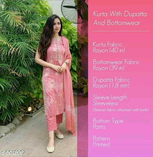 Aakarsha Graceful Women Kurti Set